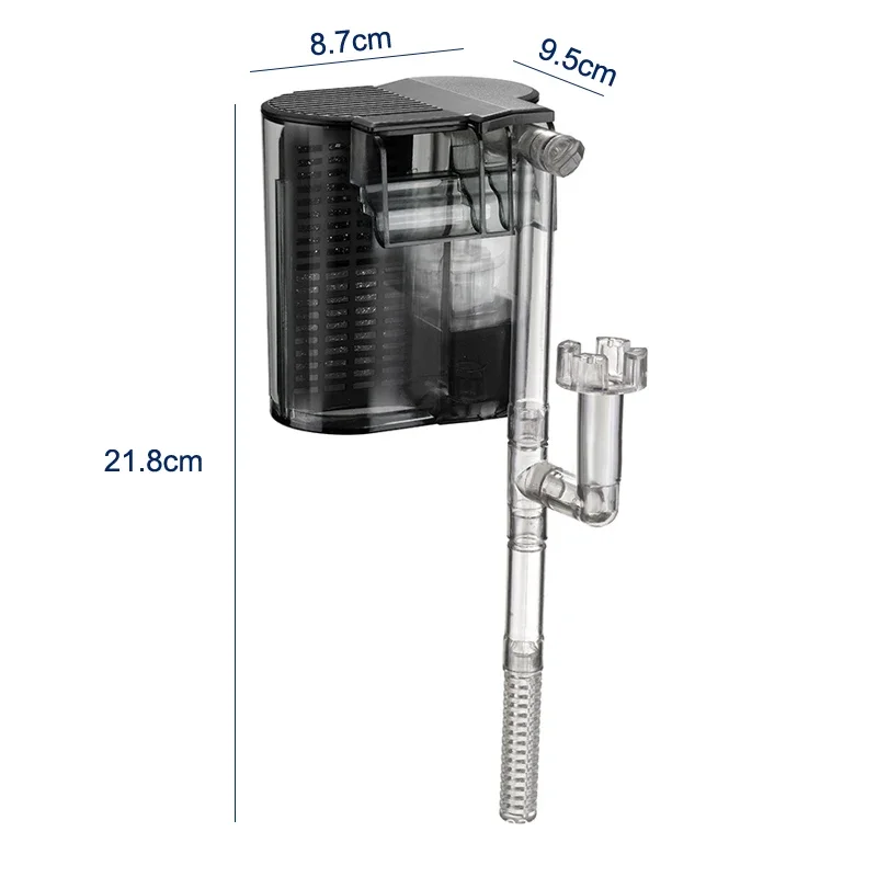 Фильтр для аквариума погружной 3-в-1 небольшое фильтрационное оборудование