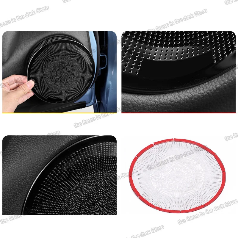 Звуковая панель из нержавеющей стали для автомобильной двери украшение колонки