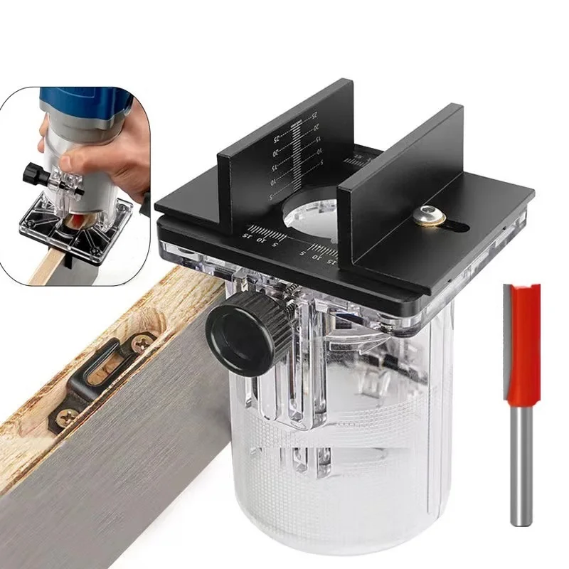 

2 In 1 Slotted Bracket Invisible Fasteners Wardrobe Cupboard Panel Punch Locator Aluminum with Scale for 65mm Trimming Machine