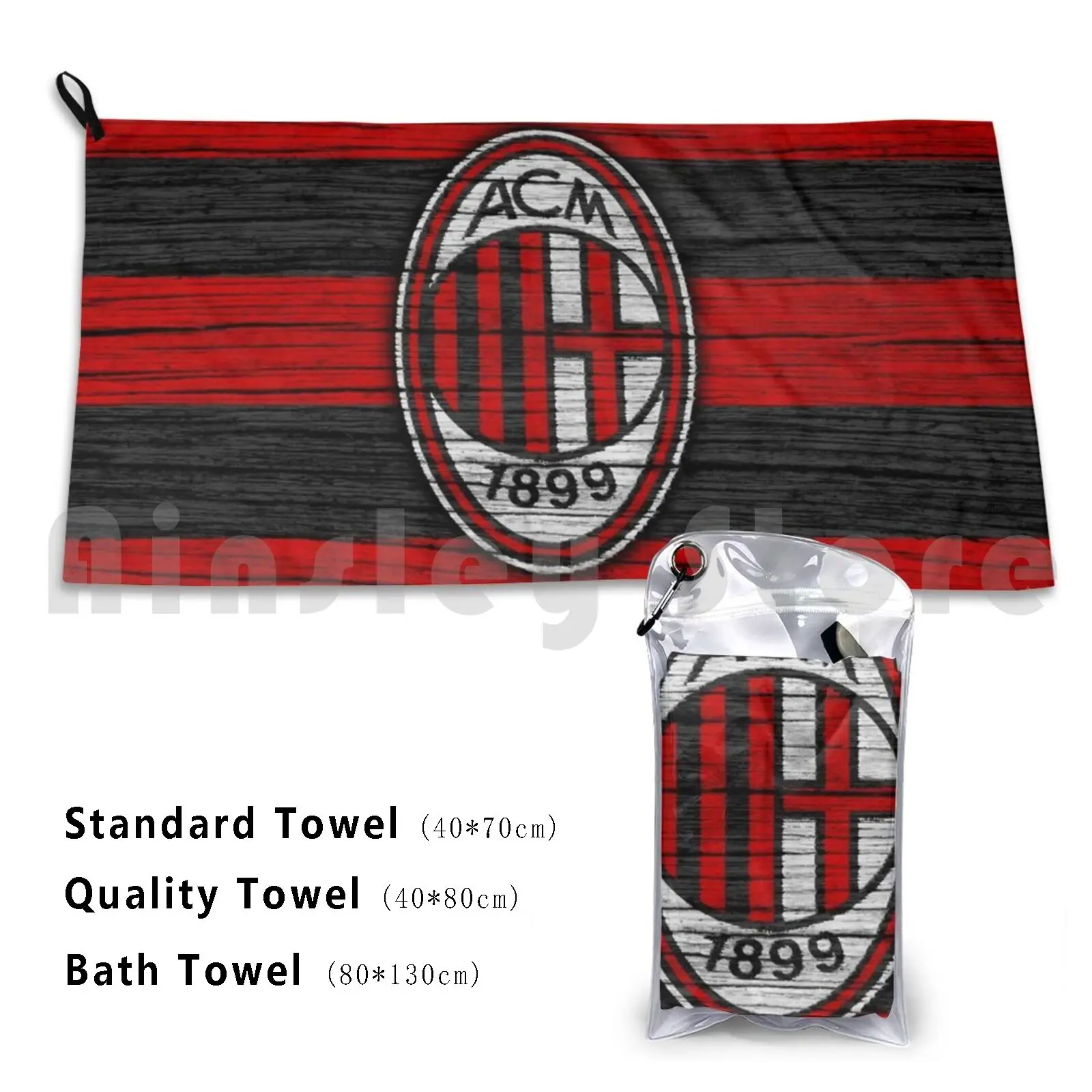 Bath Towel Beach Cushion Soccer Football Euro Club Italy Inter Game Match