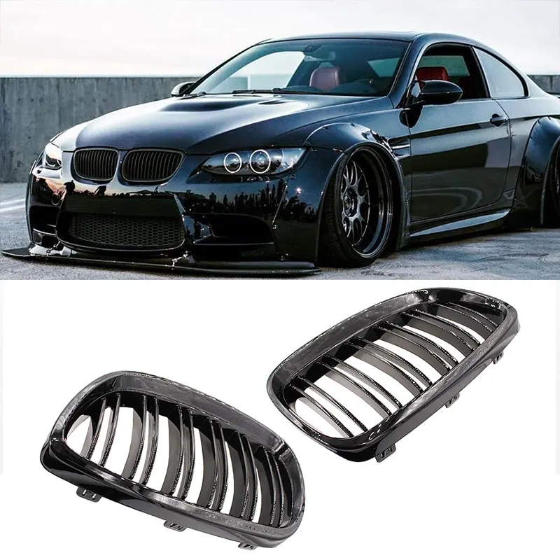 Передняя решетка для BMW E92 E93 M3 328i 335i 2 двери 2007 2008 2009 Стайлинг автомобиля глянцевый