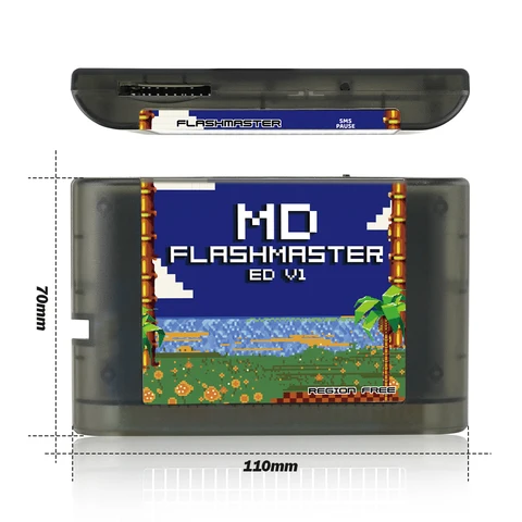 Игровой картридж Ticknot MD Card 4000 в 1 для Sega Mega Drive