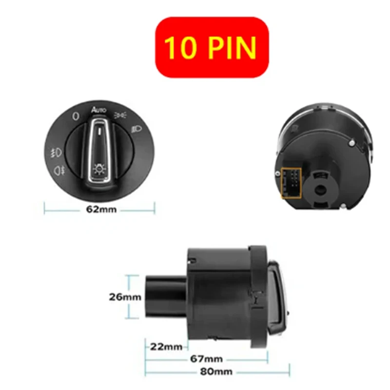 Для Volkswagen Passat Estate B7 2011 ~ 2015 2014 автоматический переключатель фар для VW Rabbit GTI Jetta