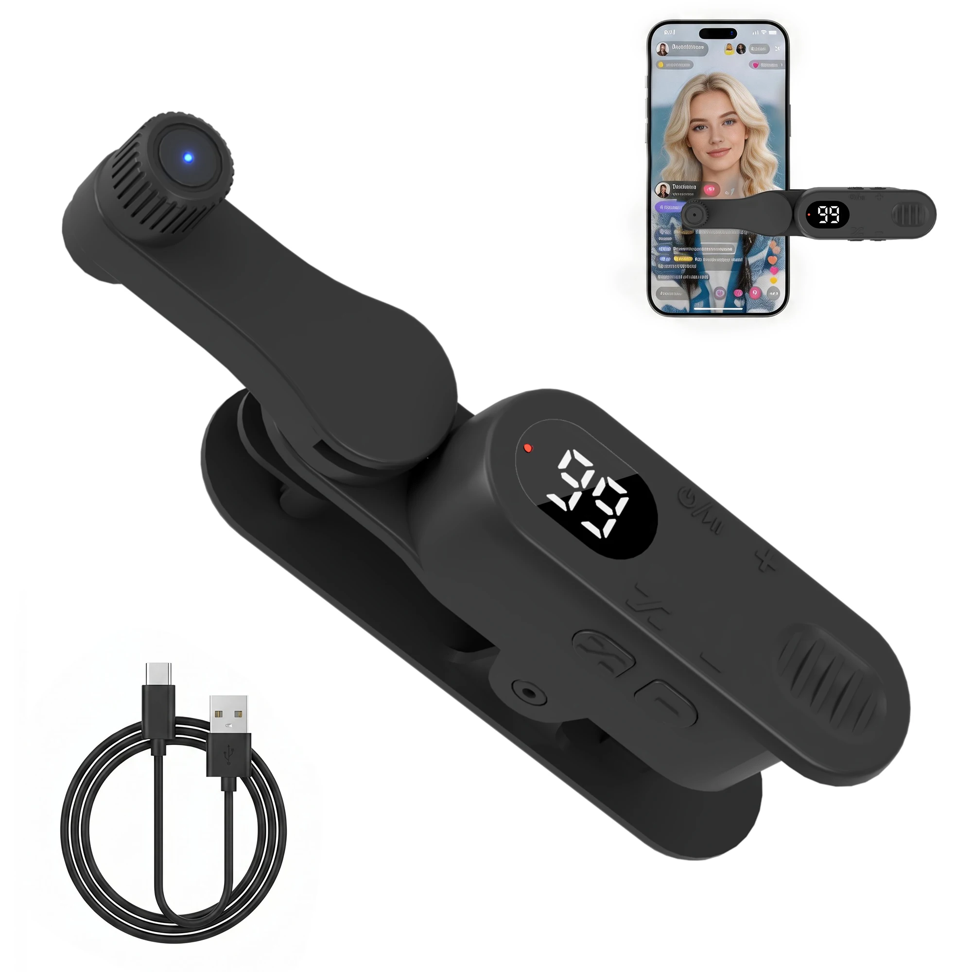 Фото G1 Screen Clicker: Физический кликер с регулируемой скоростью, автоматический кликер для смартфонов, устройство для непрерывного нажатия №5