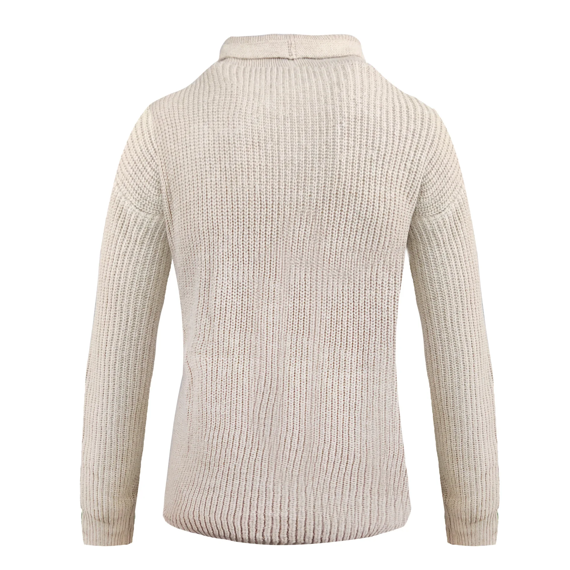 Mattswag 2022 Men Solid Color Khaki Knited Cardigans Autumn Winter Warm Loose Sweater Coats Casual Stylish Simple Men's Clothing