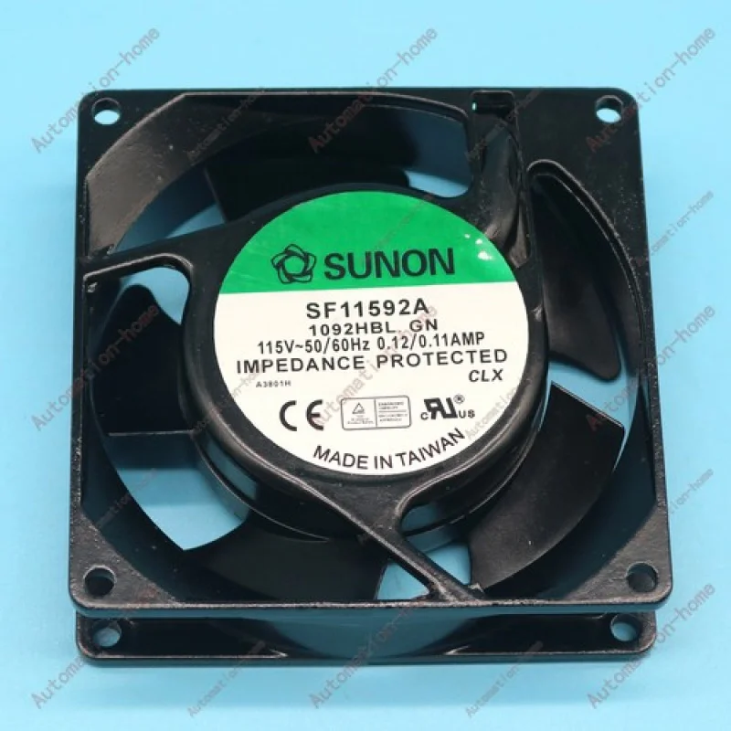 Фото Для Sunon AC 110 В трубчатый шар вентилятора 110 мА 92x92x25 мм SF11592A-1092HBL.GN # XR №1