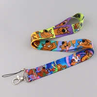 funny dog cartoon lanyards for key neck strap for card badge gym keychain lanyard key holder diy hanging rope phone accessories