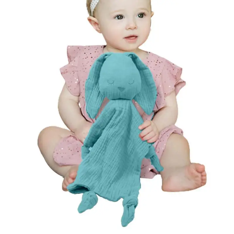 

Cute Rabbit Soothing Towel Baby Infant Appease Towels Accompany Toy Soft Cotton Cartoon Animal Bunny Toddler Sleeping Toys