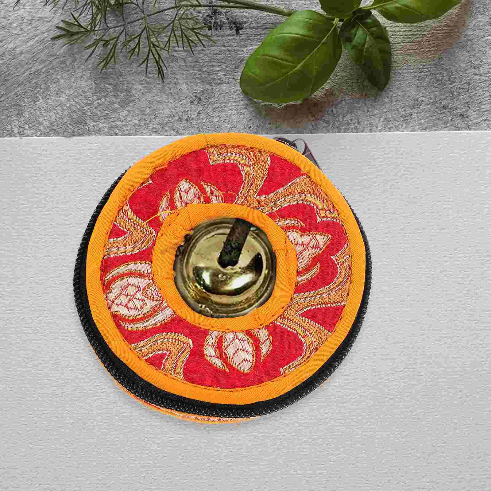 Набор колец с колокольчиком непальский чехол чемодан контейнер для медитации