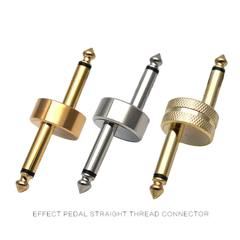 

6.35mm Guitar Z Type Couplers Adapter Pedal Connector For Guitar Effect Pedal 1/4 Inch High Quality High-Grade Metal Adapter