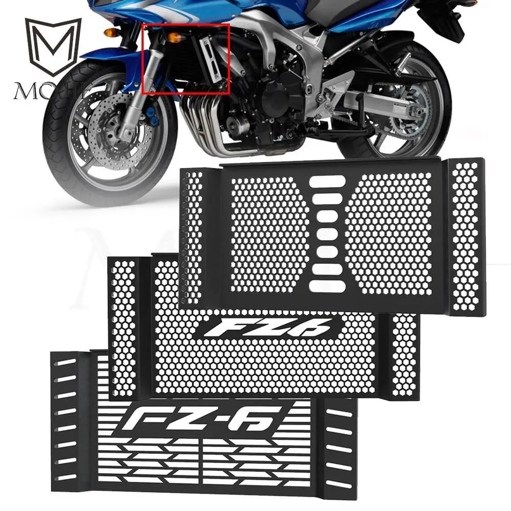 

Motorcycle For Yamaha FZ6 FAZER FZ 6 2007-2010 Radiator Grille Guard Protective Cover Protector FZ-6 Fazer 2007 2008 2009 2010