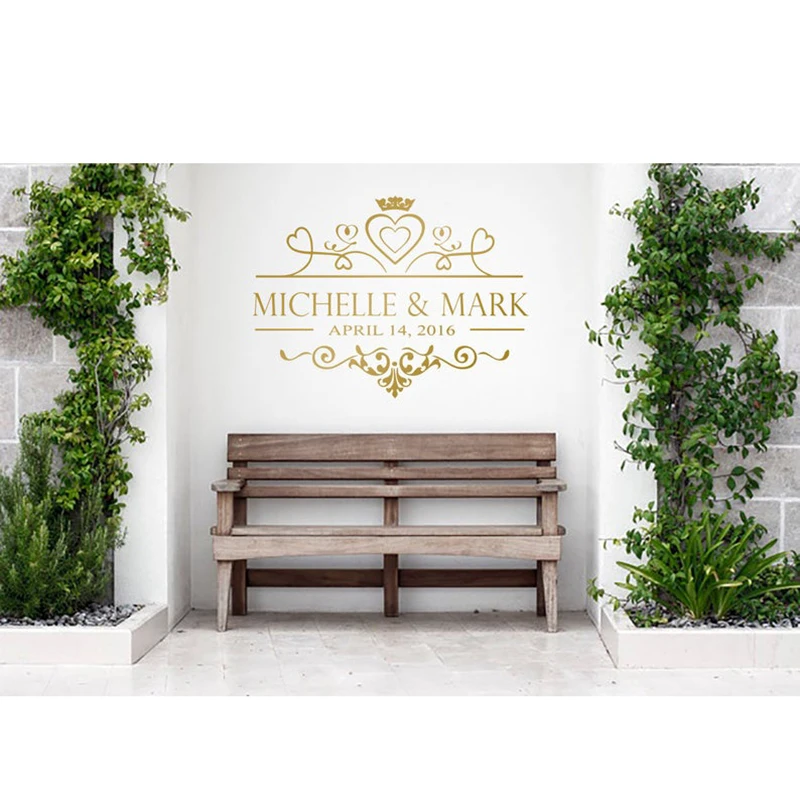 

Wedding Dance Floor Decal Sticker Wedding Floor Monogram Vinyl Floor Sticker Party Decor Custom Name Date DIY Deco Sticker