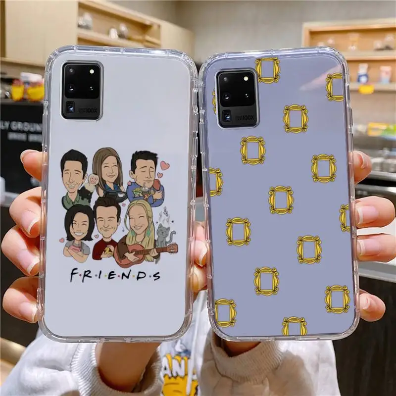 

Friends Phone Case For Samsung Galaxy S10 S10e A70 Edge S22 S23 Plus Ultra Note10 Transparent Cove