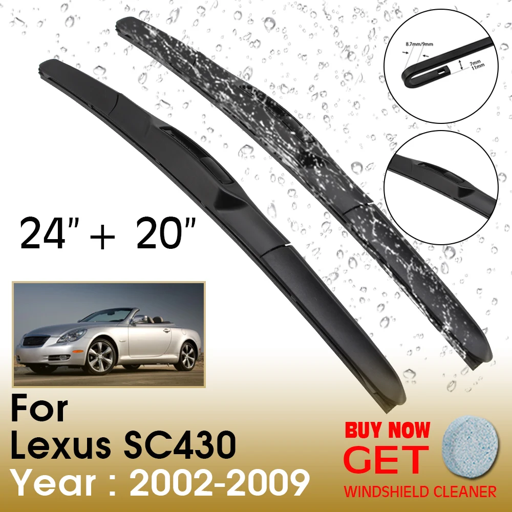 

Щетка стеклоочистителя для Lexus SC430, 24 дюйма + 20 дюймов, 2002-2009