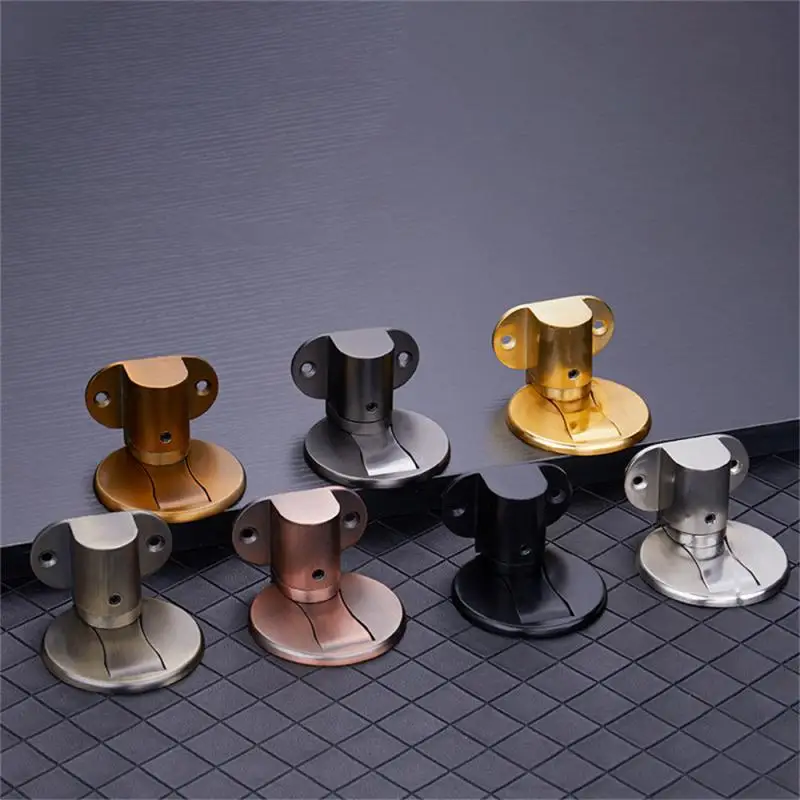 

Zinc Alloy Adjustable Pedal Door Retainer Wall Protector Bathroom Floor Door Stopper Ground Suction Anti-collision Door Blocking