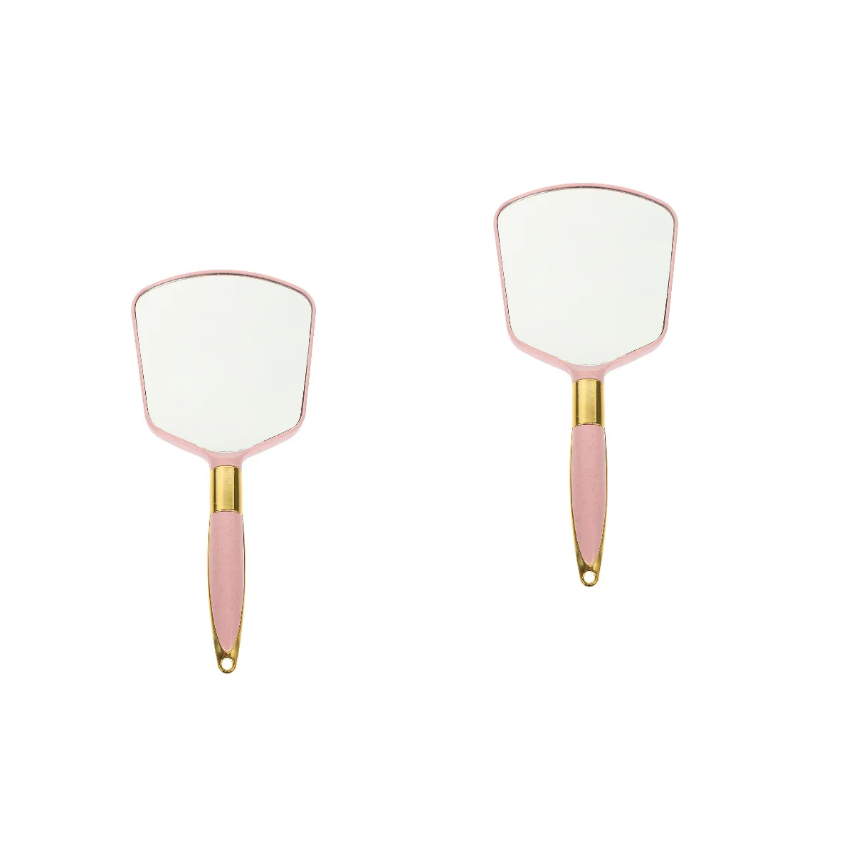 

2pcs Vanity Hand Makeup Mirror Travel Mirror Makeup Mirror with Handle