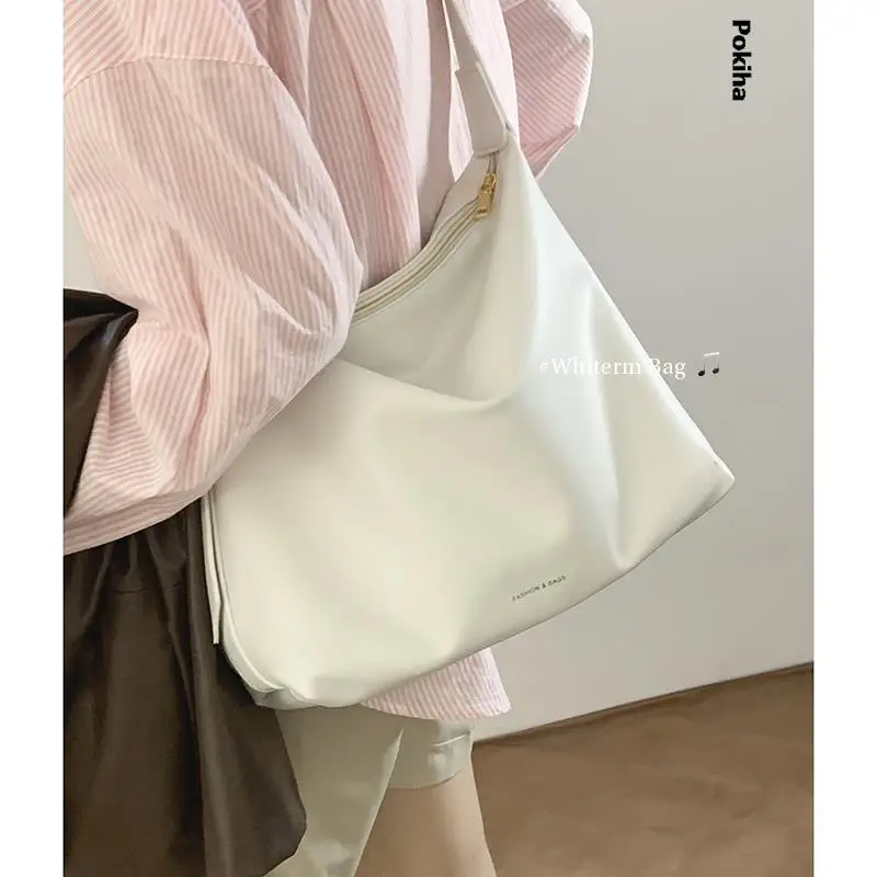 

Large Capacity Solid Color Shoulder Bag For Women Luxury Designer Pu Leather New 2023 Crossbody Bags Casuals Fashion Handbags