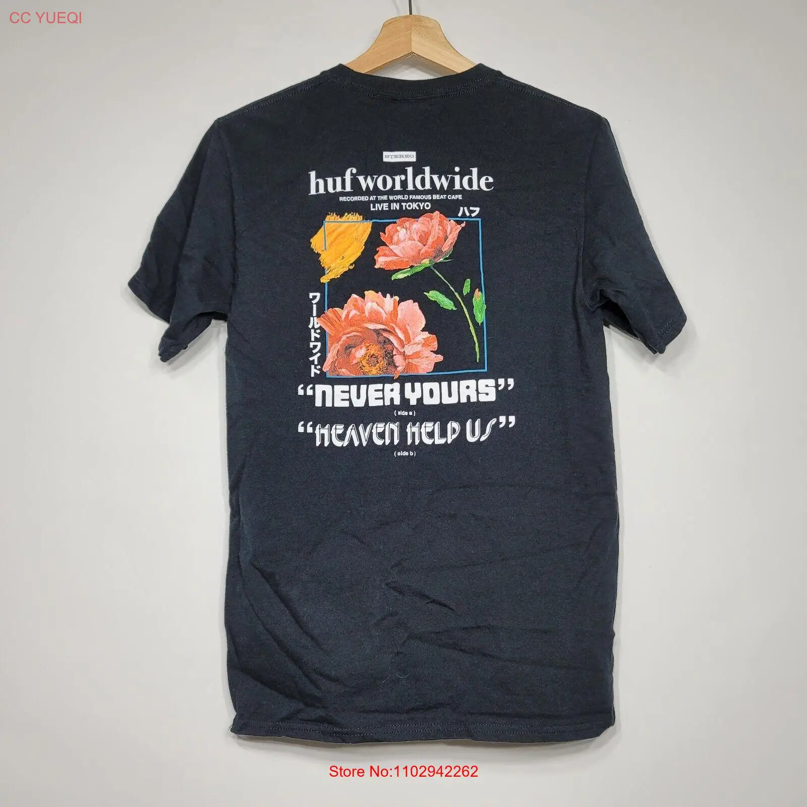 Футболка для скейтборда черный