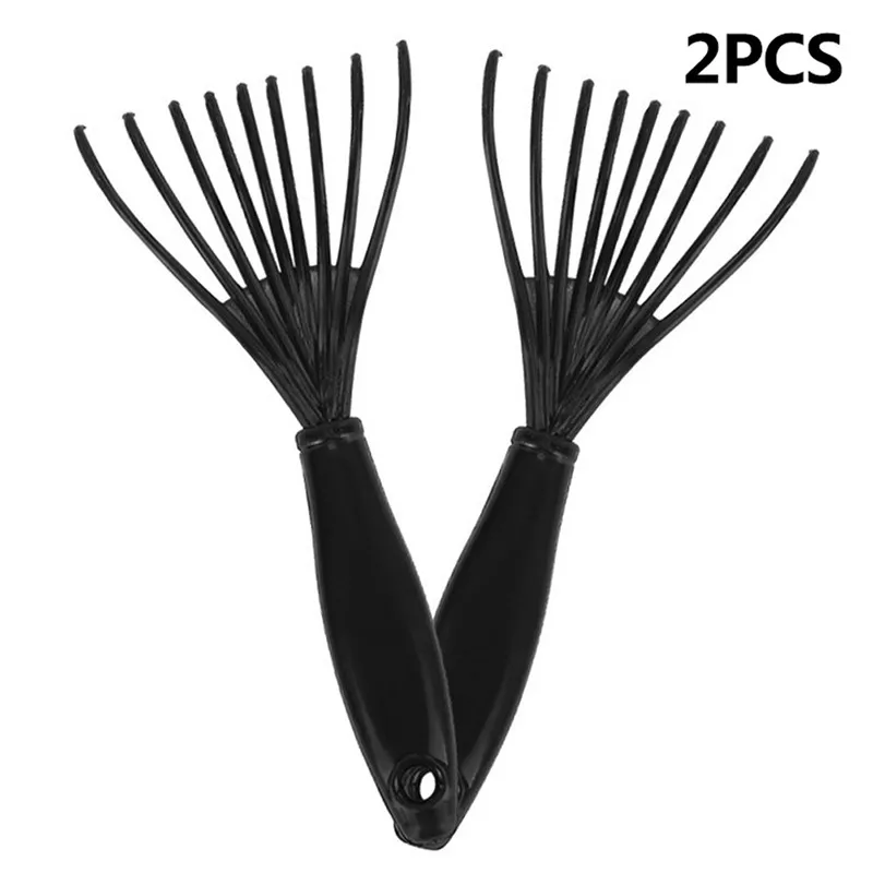 

2 Pcs New Mini Air Cushion Comb Cleaning Brush Bristle Comb Cleaning Claw Tool Recessed Handle Tool Hair Comb Brush Accessories