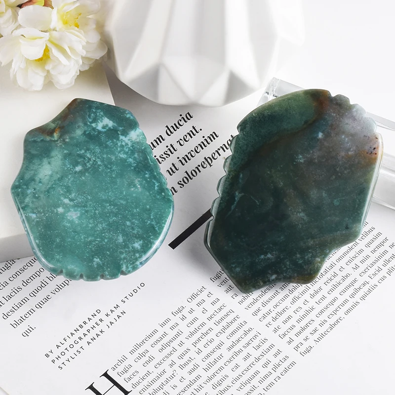 Массажер для лица с натуральным нефритом для похудения Массажер для лица с натуральным нефритом для похудения