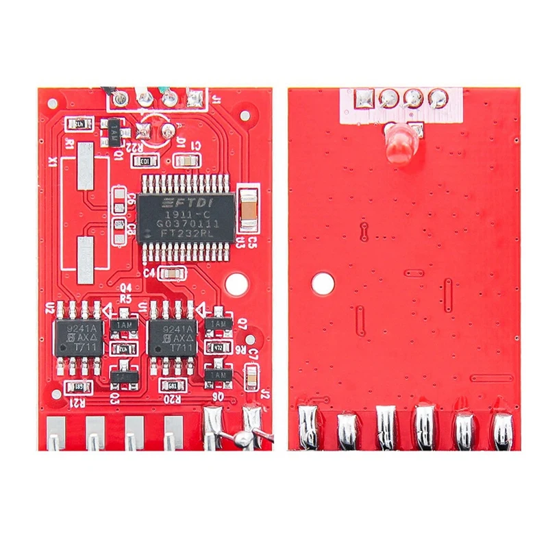 VAG 409 новая красная печатная плата 9241A чип COM KKL FTDI FT232RL для USB инструмент OBD2