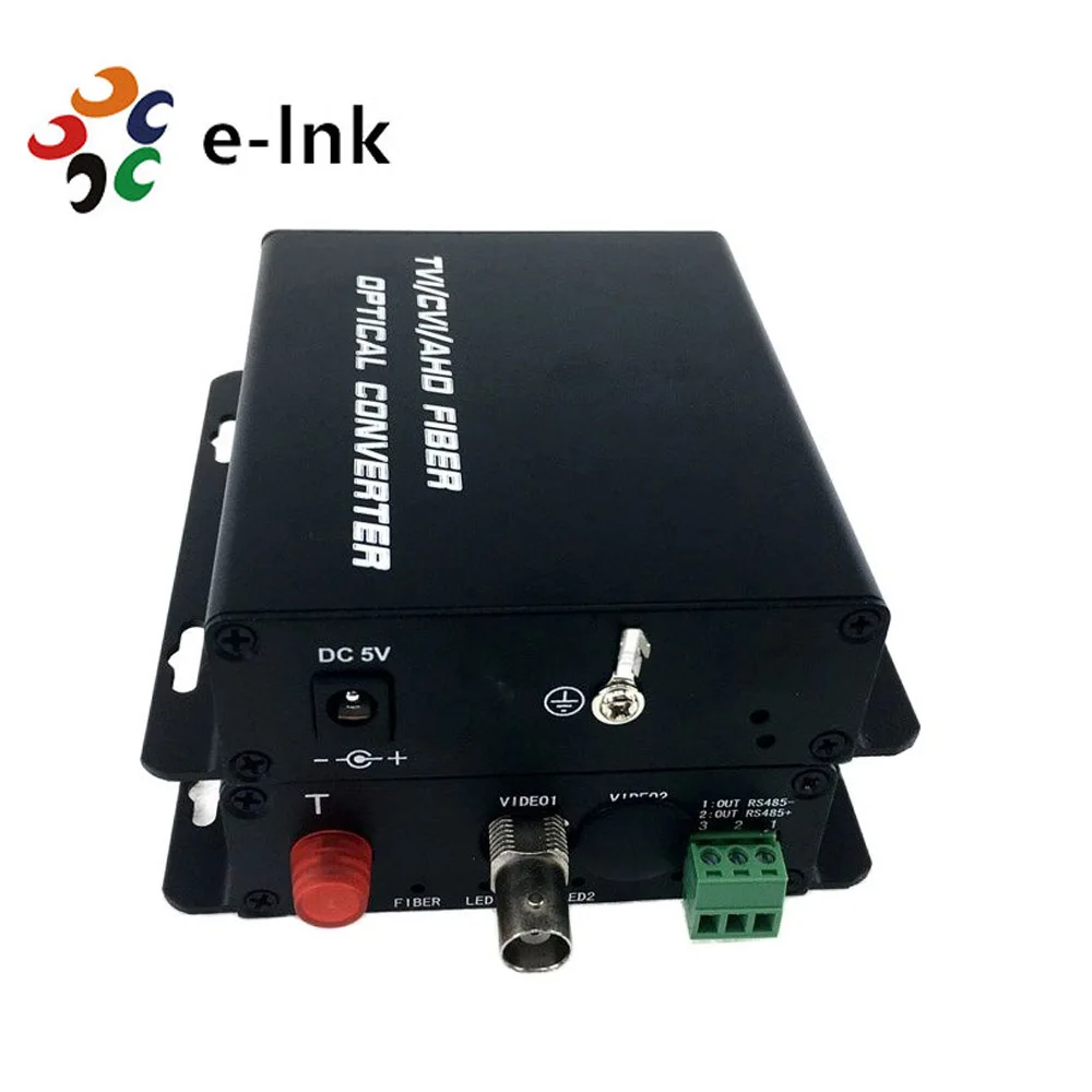 

1Ch 720P AHD TVI CVI Video to Fiber Convertver without RS485 SM 20KM