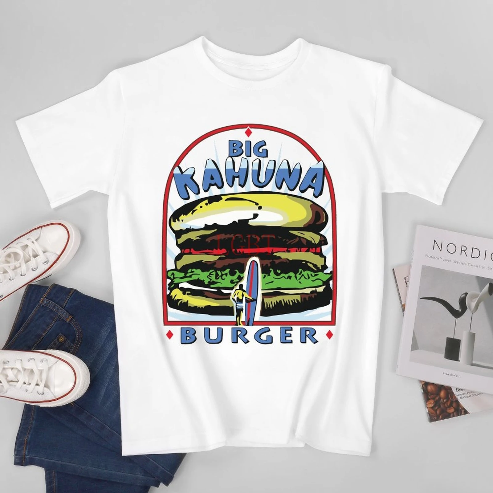 

Big Kahuna Burger Pulp Fiction Tee Top Retro CooL Vintage Unisex & Ladies T Shirt