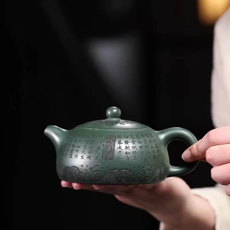 Чайник из фиолетовой глины Yuhu Mingxiang Yixing чистый ручной работы минеральный киль