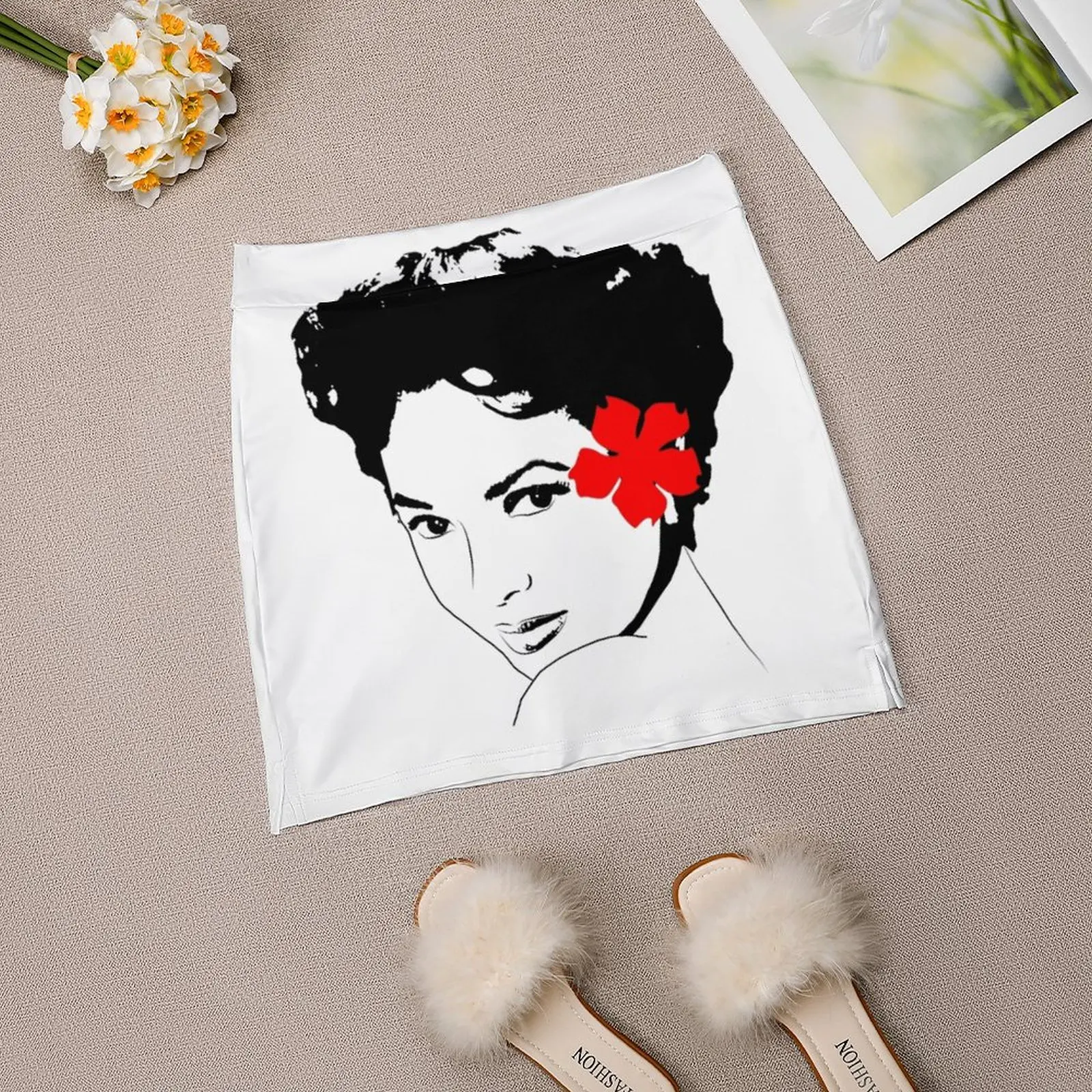 Женская юбка Miss Dorothy Dandridge мини-юбки трапециевидной формы со скрытым карманом History