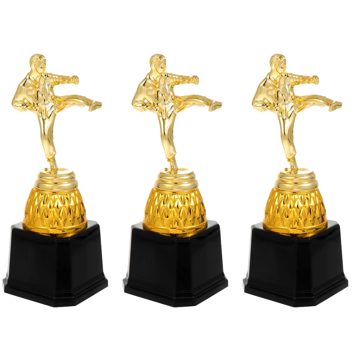 

3 pcs Practical Award Taekwondo Trophy Prize Cup Contest Reward for Children