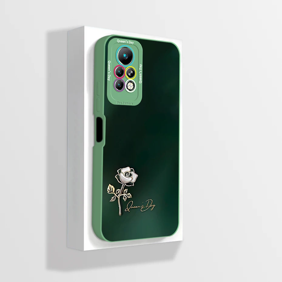 Чехол для Infinix Note 11 Pro X697 Женский Мягкий Силиконовый противоударный тонкий