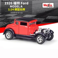 maisto 124 1929 ford model a die cast vehicles model sports car kid toys collectible gifts