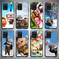 disney up phone case for samsung galaxy s22 s21 plus ultra s20 fe s9 plus s10 5g lite 2020