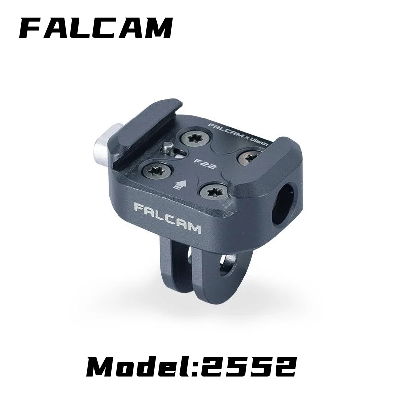 

F22 Быстроразъемное основание с двойными ушками для экшн-камеры 2552, который можно преобразовать обычный интерфейс GoPro в F22 быстроразъемный интерфейсный