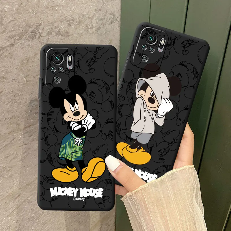 

For Redmi 9S 9C 8 11 Pro 10 K40 9T 9A 7 9 K50 10C 8T Trend Fashion Mickey Luxury Minnie Celular Coque