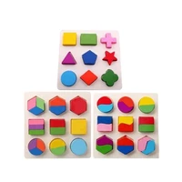 geometric jigsaw puzzle children teaching aid montessori educational toy wooden jigsaw puzzle