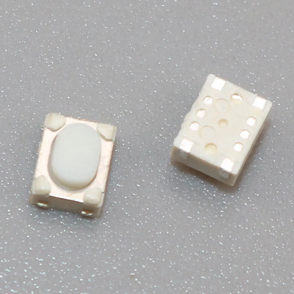 

10 шт. SMD 4Pin 3X4X2,5 мм белый тактильный тактовый кнопочный микропереключатель мгновенный 3*4*2,5 мм