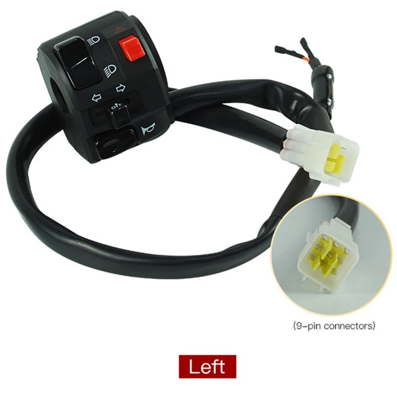 22Mm Motorcycle Switches Horn Button Turn Signal Switch Electric Fog Lamp Light Start Handlebar Controller