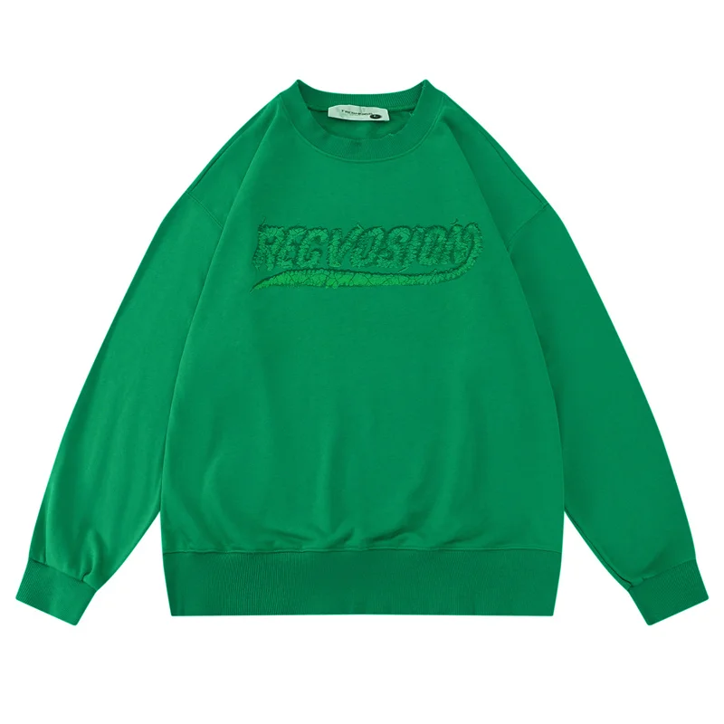 

Hip Hop Oversized Hoodie Letter Embroidery Hoodies Sweatshirt Harajuku Vintage Streetwear Fashion Oversized Cotton Pullover