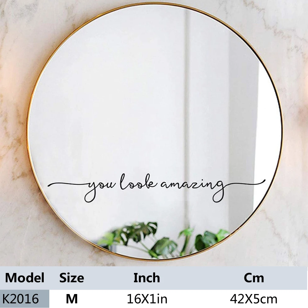 

Виниловая наклейка для стены You Look Amazing