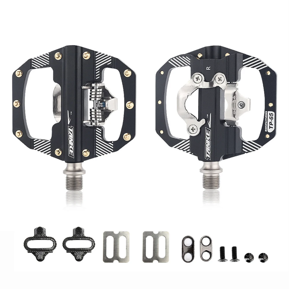 

1 Pair MTB Bike SPD Pedals Sealed Bearing Lock Cleats Pedal Anti-skid Cleat Shoes Road Mountain Bicycle Lock Pedal Parts