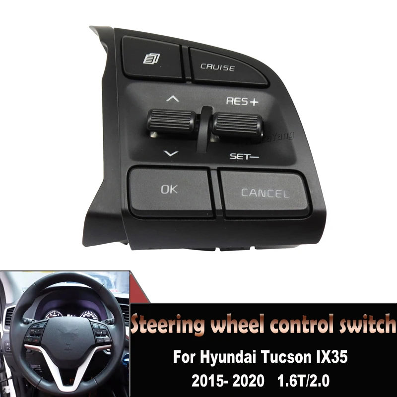 

For Hyundai Tucson 1.6L 2.0L Quality Car Multifunction Steering Wheel PAD Control Switch 96720-D3200
