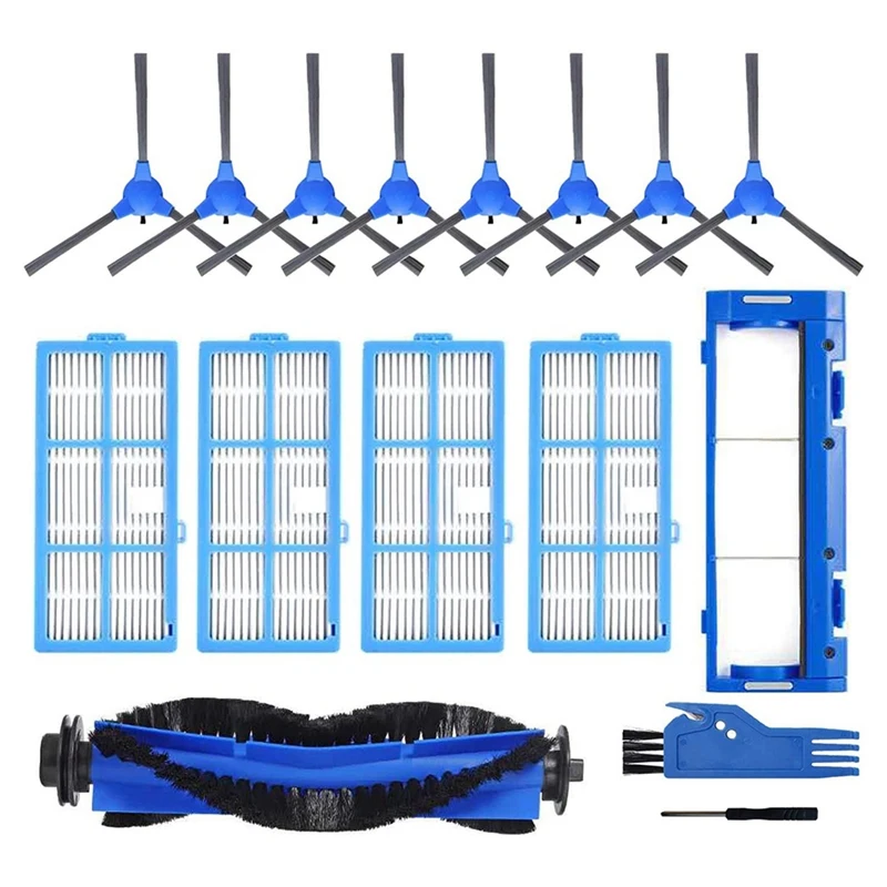 

16PCS Replacement Parts Kit For Bagotte BG600 Robot Vacuum Cleaner Accessories Kit