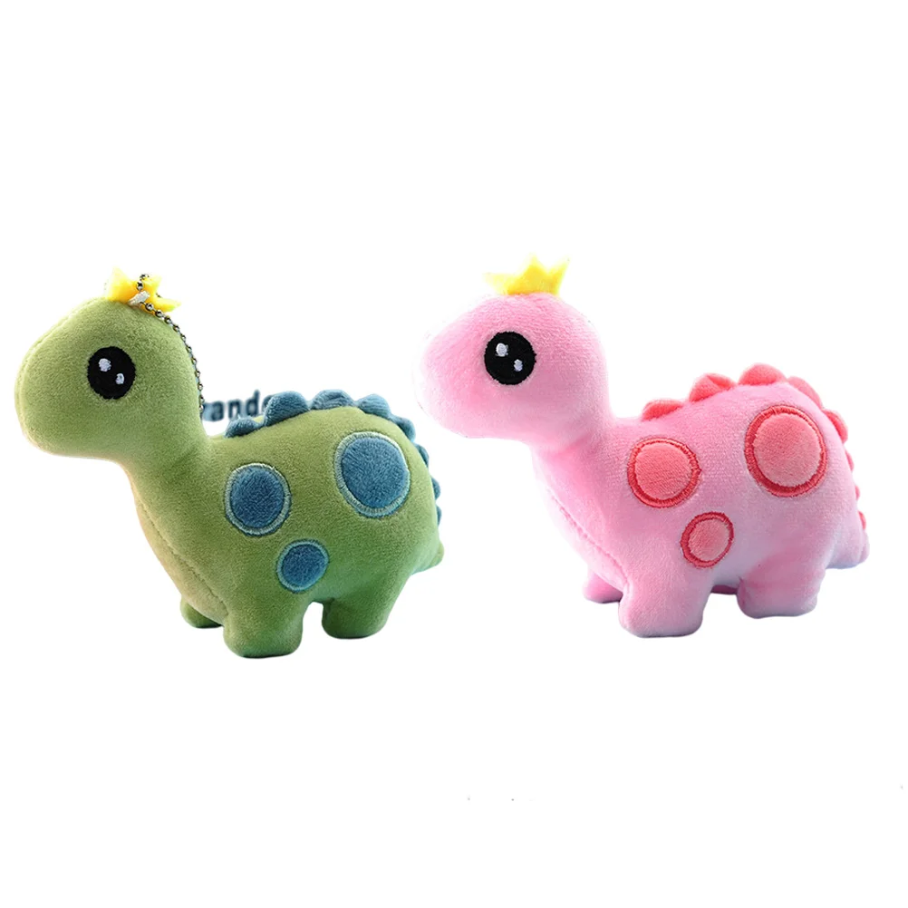 

2pcs Cartoon Bag Pendants Adorable Cartoon Key Chain Pendants Plush Toys