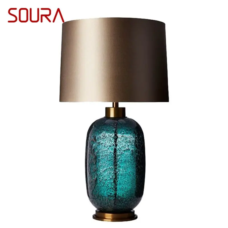 

SOURA Creative Table Lighting Contemporary Simple Desk Lamp LED for Home Bed Room Decoration