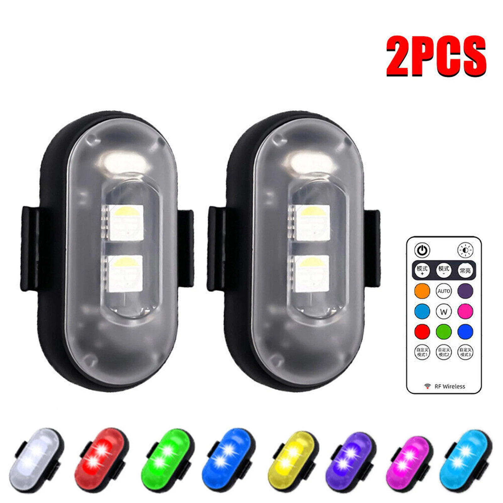 

Motorbike Remote Control Drone Light Motorcycle Lights 1/2/3/4pcs 110mah ABS Tail Light USB Interface Accessories