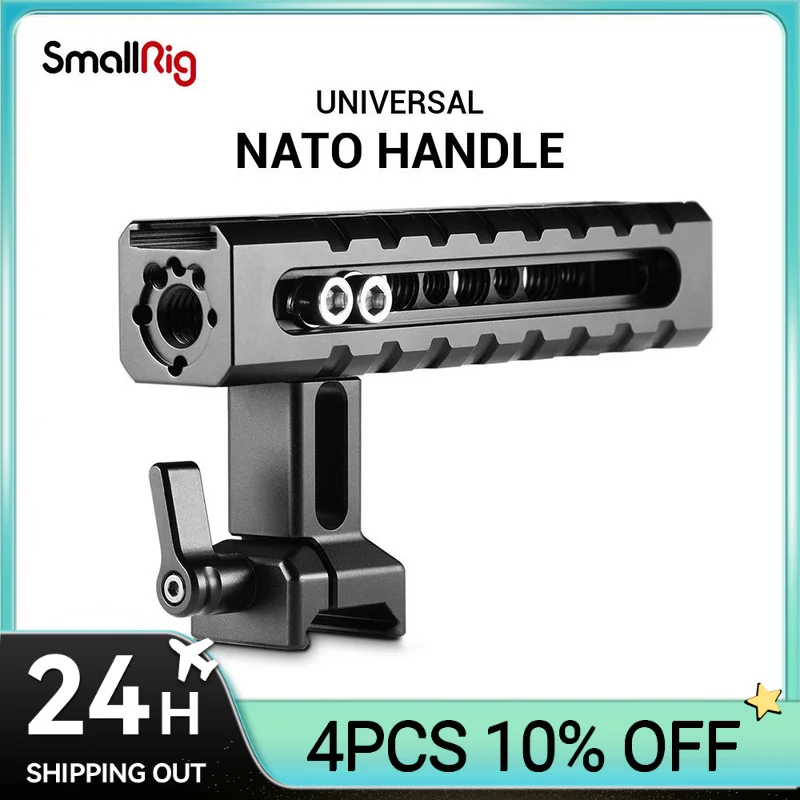 

SmallRig DSLR Camera Top handle grip Camcorder Stabilizing NATO Handle Quick Release for A6500 for BMPCC 4K 6K Cage 1955