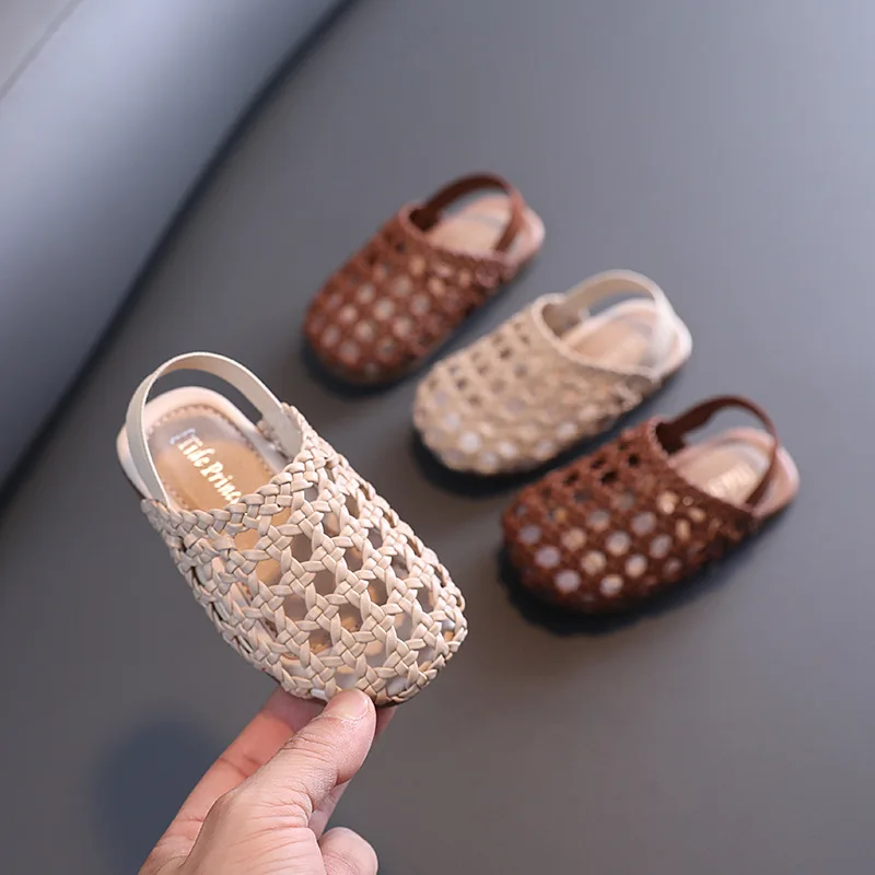 

Summer New Female Baby Sandals Fashion Hollow Princess Beach Shoes 1-3 Years Old Children Shoes Wholesale Slides