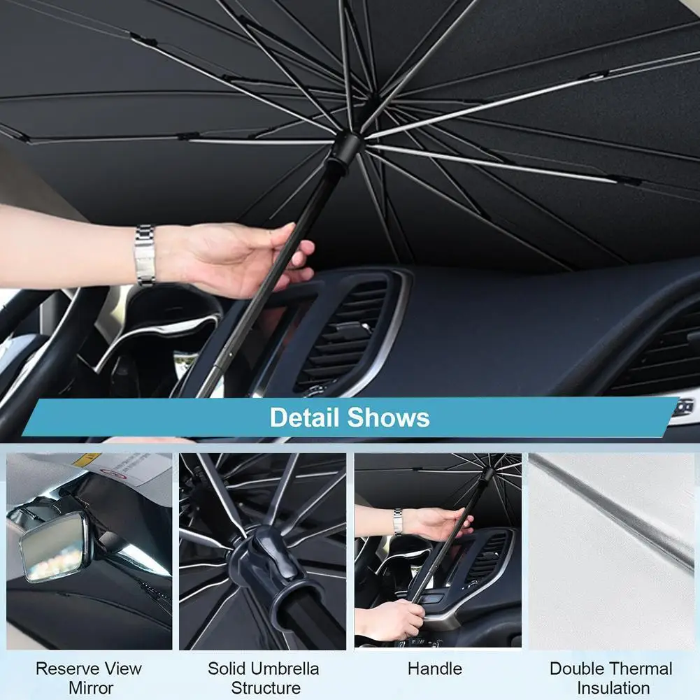 Рисунок 2 - Складной солнцезащитный зонт на