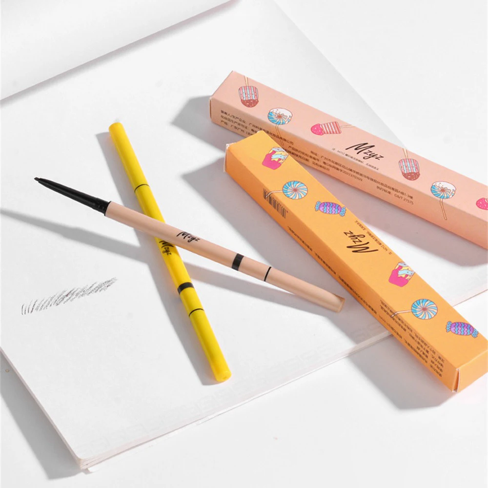 

Карандаш для бровей с эффектом потертости, водостойкий, шелковистый